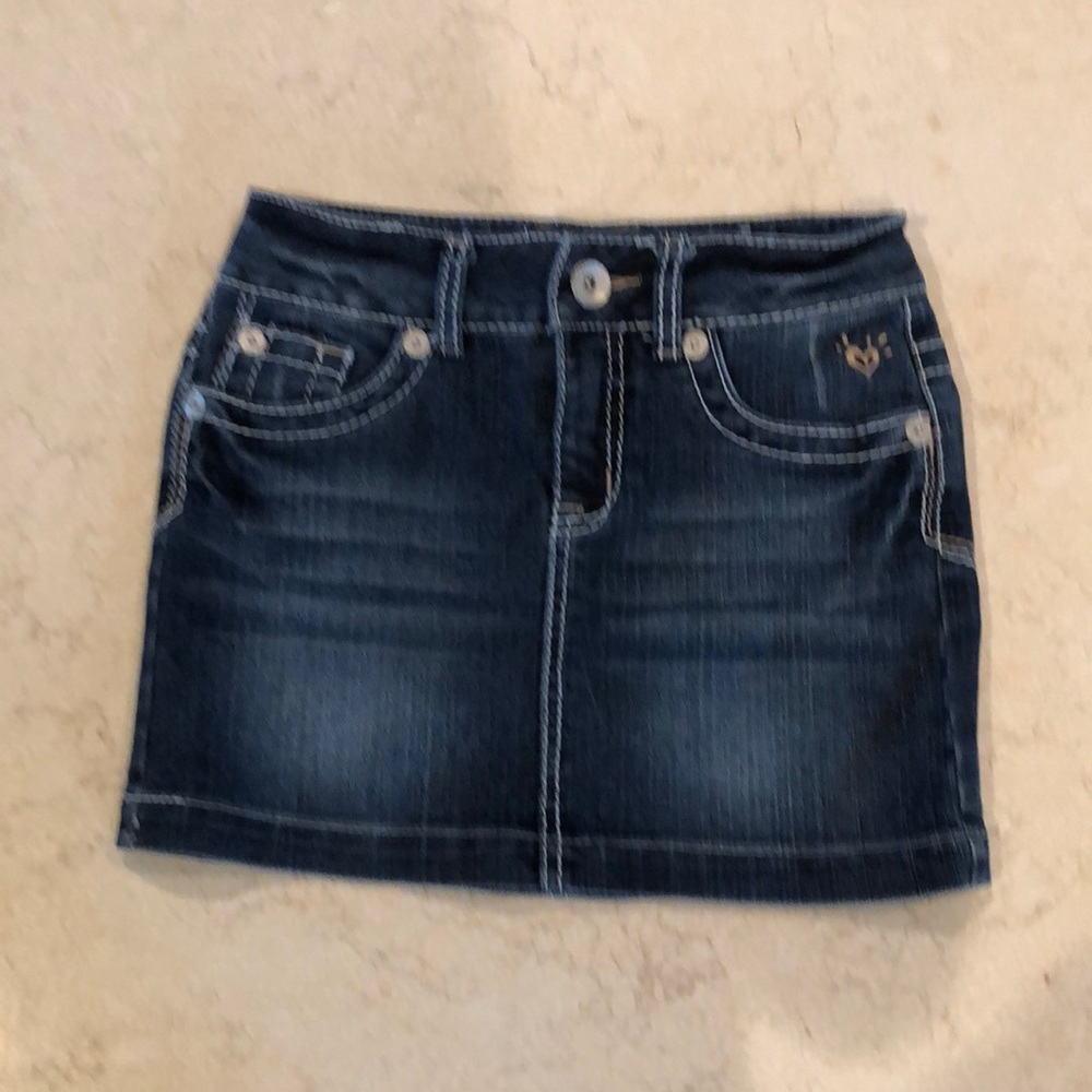 Girls Justice denim skirt